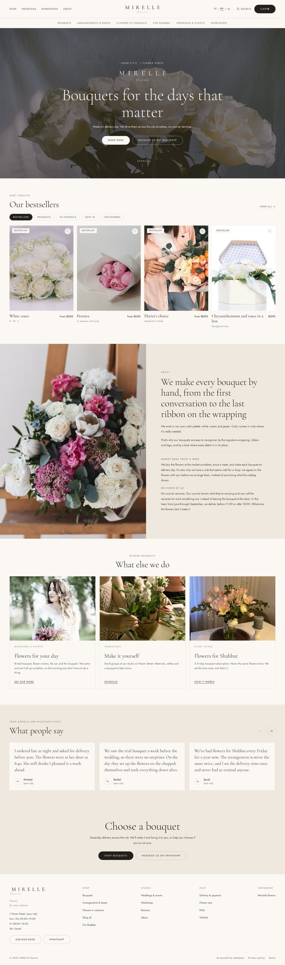 Home page